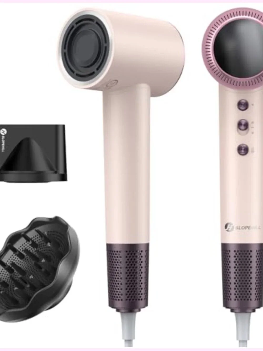 110,000 RPM Professional Hair Dryer - 0.8lb Lightweight, AI Smart-Temp,